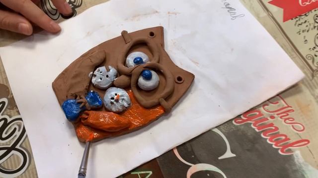 Лепка из глины, роспись смотреть онлайн