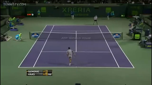 Майами. 4-й круг. Томми Хаас – Новак Джокович – 6:2, 6:4 (26/03/2013) смотреть онлайн