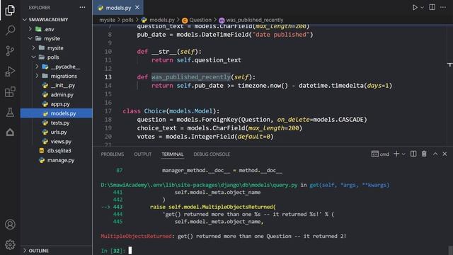 django tutorials #23 | Django Model in the Shell part 4 | التعامل مع جانقو مودل باستخدام الـ Shell смотреть онлайн