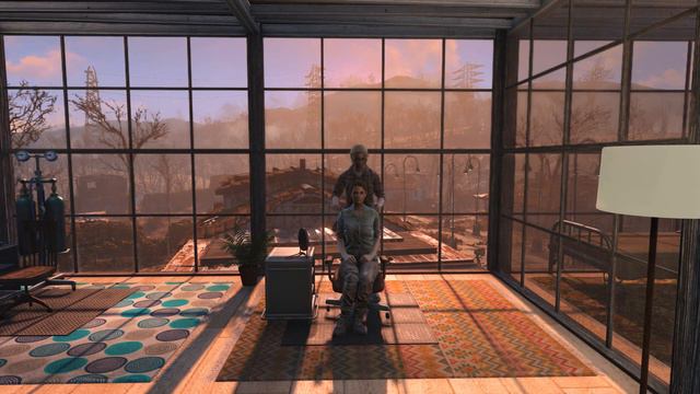 Fallout 4 MOD - Settlers at Hairdressers - Idle Conversations смотреть онлайн