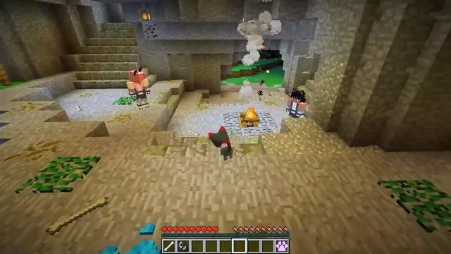 Playing As A LOYAL Werewolf KITTEN In Minecraft! смотреть онлайн