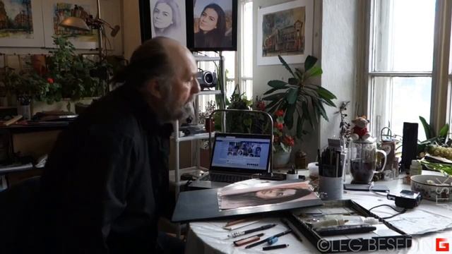 ПОРТРЕТ ПО ФОТО Мастер-класс (анонс) Олег Беседин, Иркутск #StayHome and draw #WithMe смотреть онлайн