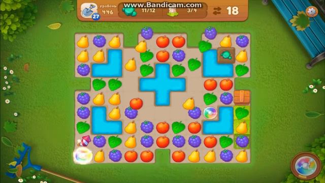 GardenScapes Level 446 Walkthrough смотреть онлайн