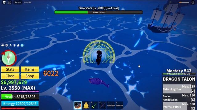 How To Defeat TERRORSHARK RAID BOSS Easy In Blox fruits | Solo Raid Boss Terrorshark in blox fruits смотреть онлайн