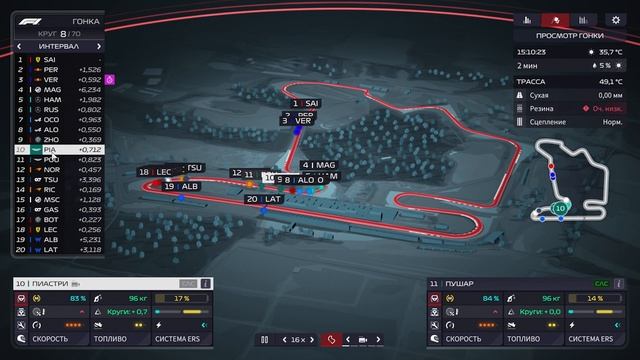 F1® Manager 2022. 13 серия. Карьера. Гран При Венгрии. Руководство довольно. смотреть онлайн