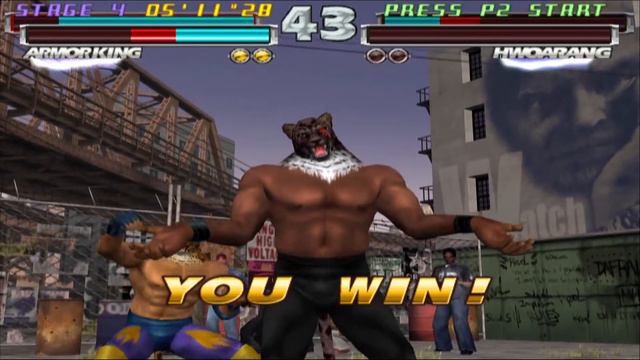 TEKKEN TAG TOUNRAMENT: Arcade Mode with King and Armor King (Playstation 2) смотреть онлайн