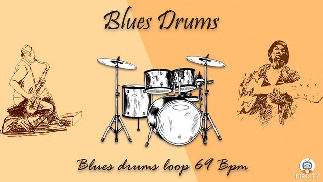 Blues drums loops - 69 BPM смотреть онлайн