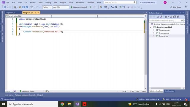 Solved: Cannot convert null to type parameter 'T' because it could be a no-nullable value type. смотреть онлайн