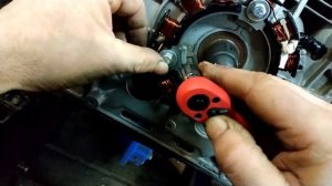 УСТАНОВКА МАХОВИКА ДЛЯ ЭЛЕКТРОСТАРТЕРА МОТОБЛОКА 1 часть