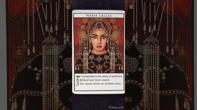 Maria Callas ?️ Music Oracle card meaning смотреть онлайн
