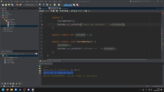 Bloque static de Java: inicializadores estáticos y otros usos смотреть онлайн
