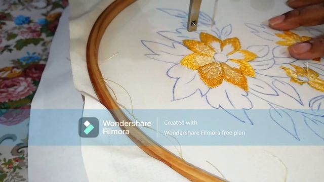 Machine Embroidery/Usha Janome/English/Hindi/Tamil/ Malayalam Tutorial смотреть онлайн