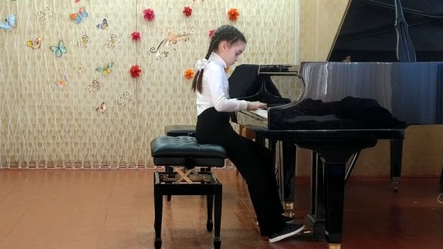 Н.Раков " Полька". Исполняет Иванова Анна. 11 лет, 4 класс смотреть онлайн