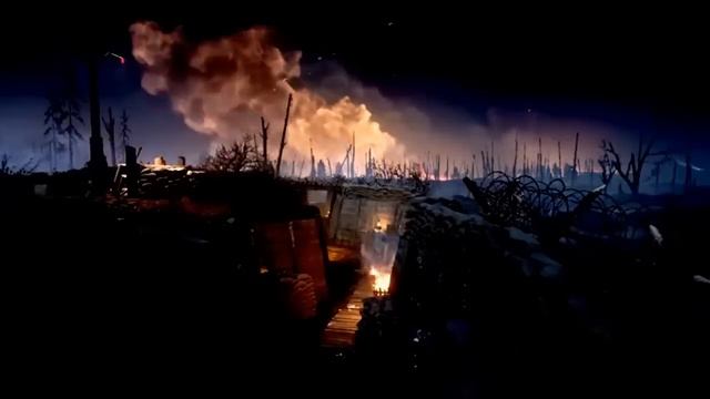 You're Sleeping In The Trenches - WW1 Distant Battle (background Noise) (Note Read Description)