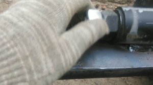 Прицепное из кардана к мотоблоку. Пилим валежник.