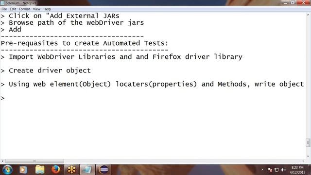 Selenium WebDriver Tutorial for Beginners смотреть онлайн