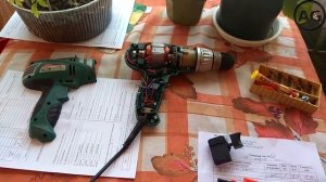 Дрель-шуруповерт Sturm! ID2140, 400 Вт ! Как заменить кнопку ? Ремонт !