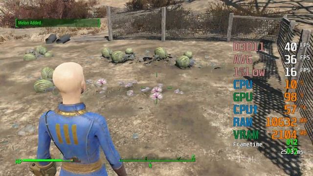 Intel UHD Graphics 770 -- I5-13500 -- Fallout 4 FPS Test