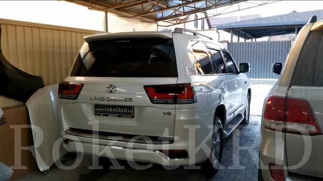 Рестайлинг Toyota Land Cruiser 200 в 300 модель Белый #lc200 #landcruiser200 #рестайлинг
