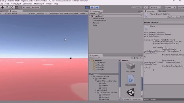 Unity Still From a Beginner- Action Adventure Demo #1- Overview and 3rd Person Camera смотреть онлайн