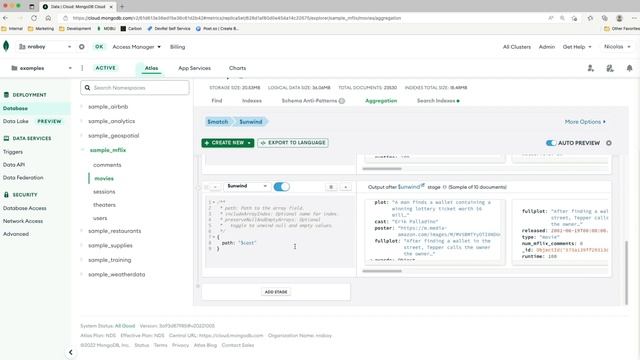 How to Build an Aggregation Pipeline in MongoDB Atlas смотреть онлайн