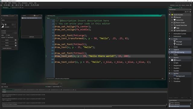 Game Maker Studio 2 - On Screen Text