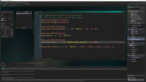 Game Maker Studio 2 - On Screen Text