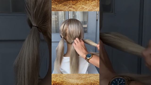 Как сделать объемный пучок? смотреть онлайн