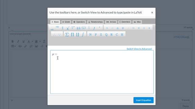 Canvas Equation Editor: Population Mean (no sound) смотреть онлайн