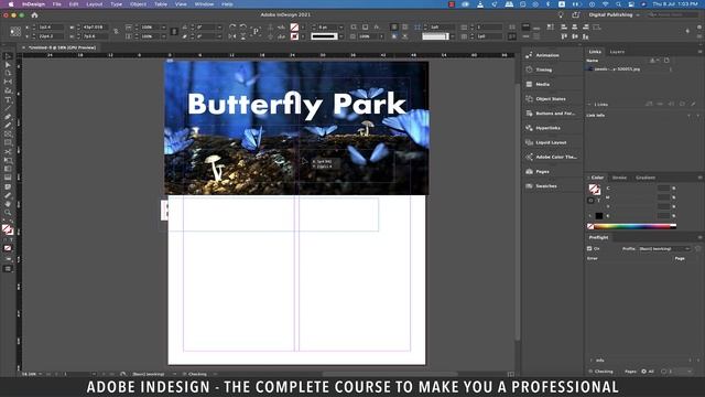 Adobe InDesign Course - Class 43 (Auto-size Text Frames) смотреть онлайн