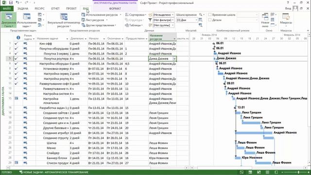 MS Project 2013 - Фильтрация задач и ресурсов (Урок #39) смотреть онлайн