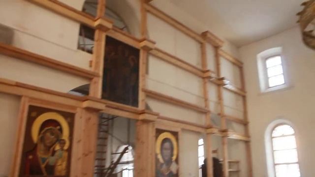 церковь старообрядческая . внутри. реставрация. MVI 9776 смотреть онлайн
