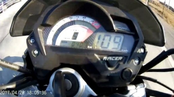 Дневник Хруста Racer nitro 250 разгон на 18 звезде. Максимальная скорость.