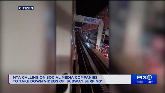 MTA boss wants subway surfing videos off social media смотреть онлайн