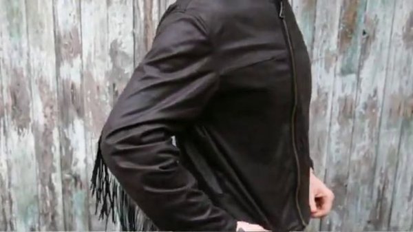 МАГАЗИН ЧУДЕС AttAcus AtlAs вестерн куртка из качественного кожзама,с бахромой