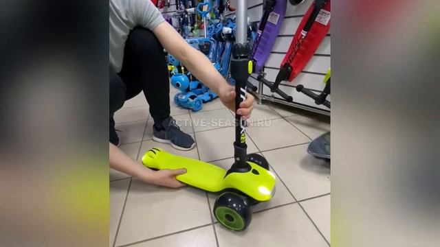 Обзор детского трехколесного самоката (кикборда) Novatrack RainBow