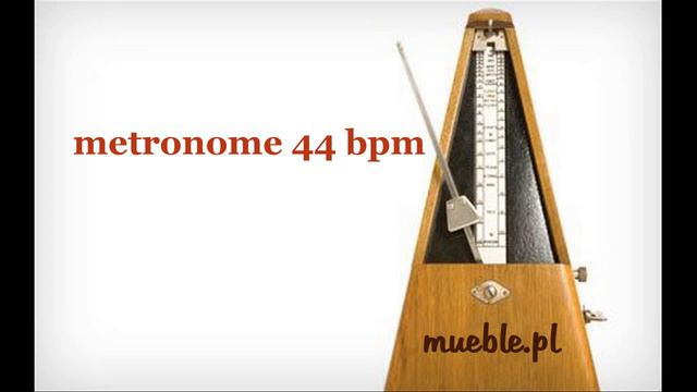 44 BPM (Beats Per Minute) metronome metronom смотреть онлайн