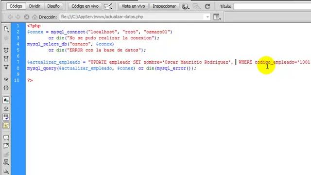 PHP y MySQL - Actualizar y borrar datos desde PHP a una base de Datos MySQL смотреть онлайн