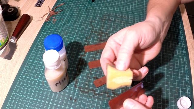 Лучшее средство для урезов кожи. Tokonole, MILD, Ledafil, Акриловый лак. Работа в мастерской.