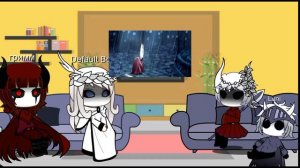 Реакция //Hollow knight// на видео