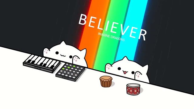 Bongo Cat - Believer смотреть онлайн