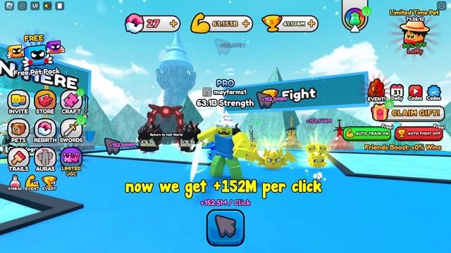 I Pulled The Strongest Night Blade Sword In Pull a Sword Roblox! смотреть онлайн