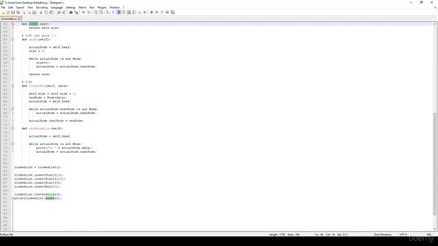 Algorithm and Data Structure in Python - 15 Linked list implementation IV testing смотреть онлайн