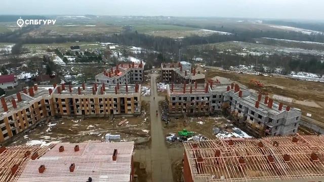 ЖК «Шотландия» — аэросъемка СПБГуру. Ноябрь 2016. смотреть онлайн