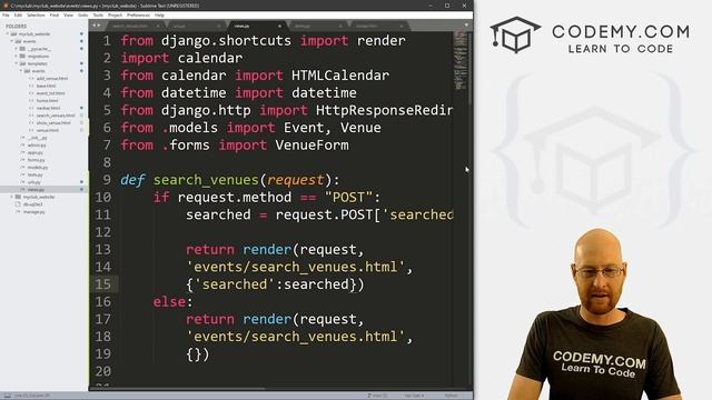 Create A Search Bar - Django Wednesdays #9 смотреть онлайн