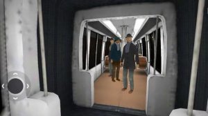 Симулятор метро 3D Режим пассажира.