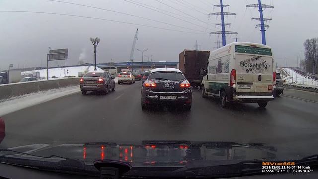 МКАД, север Москвы смотреть онлайн