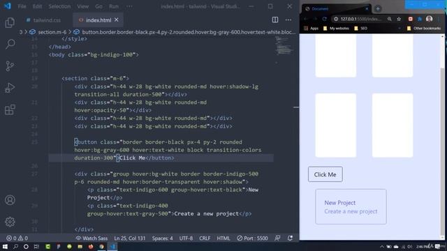 #10 Transition Properties in Tailwind CSS✔ смотреть онлайн