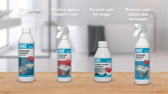Getting rid of stubborn limescale in your bathroom? Quick and easy with HG смотреть онлайн