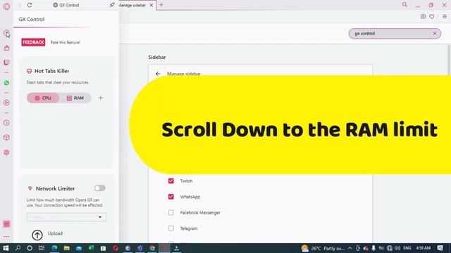 How to limit RAM Usage in Opera GX | How to Make opera Gx Faster and Use less memory | #Ramlimiter смотреть онлайн